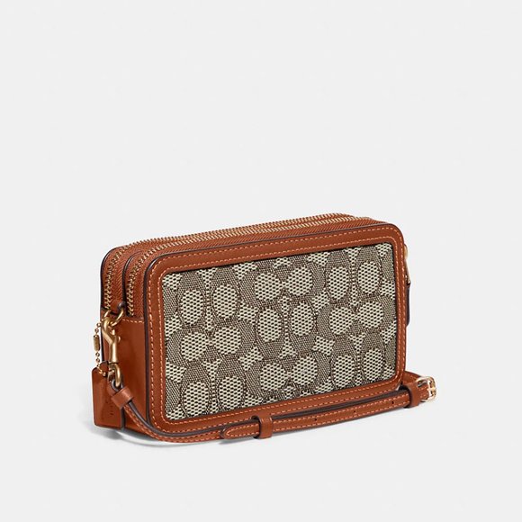 💋 Coach X Tom Wesselmann Kira Crossbody In Signature Textile Jacquard - Picture 3 of 15